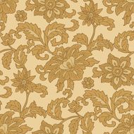 Ornamental wallpaper pattern N72
