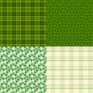 Saint Patrick's Day seamless patterns