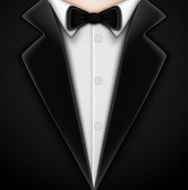 Tuxedo with bow tie N2
