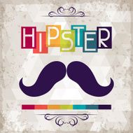Hipster Background In Retro Style N16