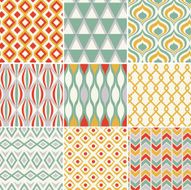 seamless retro pattern N36