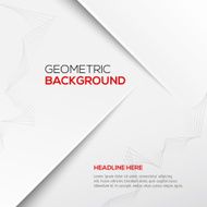 Geometric gray 3D background