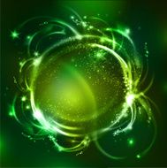 Vector glossy bubbles Abstract background N2