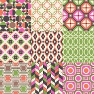 seamless geometric retro pattern N3