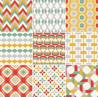 seamless retro pattern N37