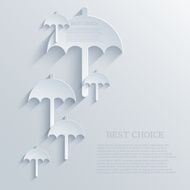 Vector creative umbrella background Eps 10