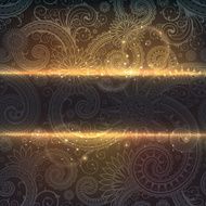 background with golden pattern N2