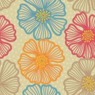 floral seamless pattern N373