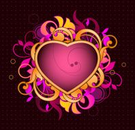 Abstract with heart N9