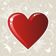 Saint Valentines love heart background