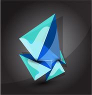 Vector 3d background