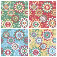 Retro Floral Pattern-Winter