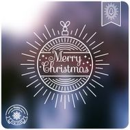 Art Deco Vintage Christmas greeting card N2