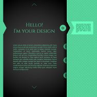 Blurred web design template N12