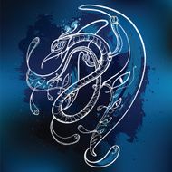 Garuda Decorative Vector illustration N2