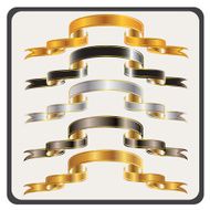 Ribbon Banner Collection - vector illustrations N2