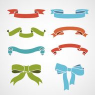 full color set of vintage ribbons N2