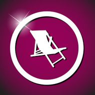 lounge icon vector illustration