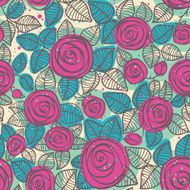 Blooming roses