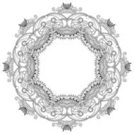 Circle ornament N34