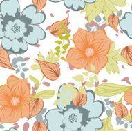Seamless Floral Pattern N985