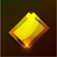Vector glowing plates