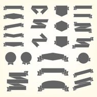 Vector set of design elements N10