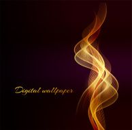 Abstract smoke and flame wave background N2