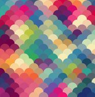 Abstract colorful geometric background N45