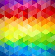 Trendy colorful vintage abstract triangle seamless pattern background EPS10 file N2