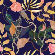 trendy seamless pattern with harbor theme N2