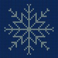Knitted snowflake Seamless background N2
