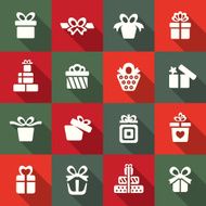 Gift boxes icons