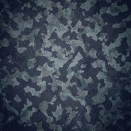 Grunge military background in blue