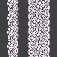 Lace ribbon vertical seamless pattern N5