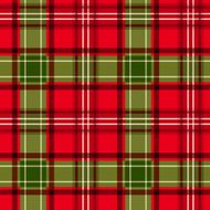 Christmas tartan Vector seamless pattern