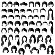 hairstyle silhouette