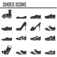 shoes icon set N2