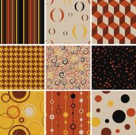 seamless retro pattern N39