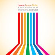 Rainbow stripes on light background N4