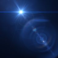 Vector star sun with lens flare N17