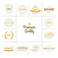 Premium quality labels set N5