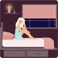 Sitting in Bed