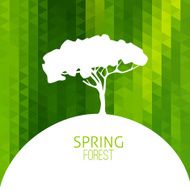 Tree Silhouette Vector N6