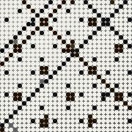 abstract black and white polka dot pattern background