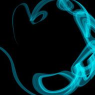 abstract blur blue smoke background