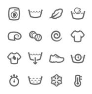 Washing machine icons