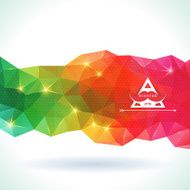 Triangle pattern background N23