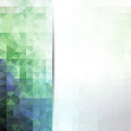 Abstract green blue card or invitation template N2