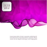 Background with waves and polygons N14